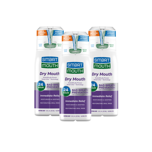 Dry Mouth Activated Mouthwash (16oz) - 3-Pack