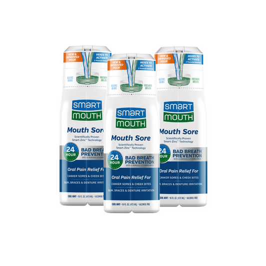 Mouth Sore Activated Mouthwash (16oz) - 3-Pack