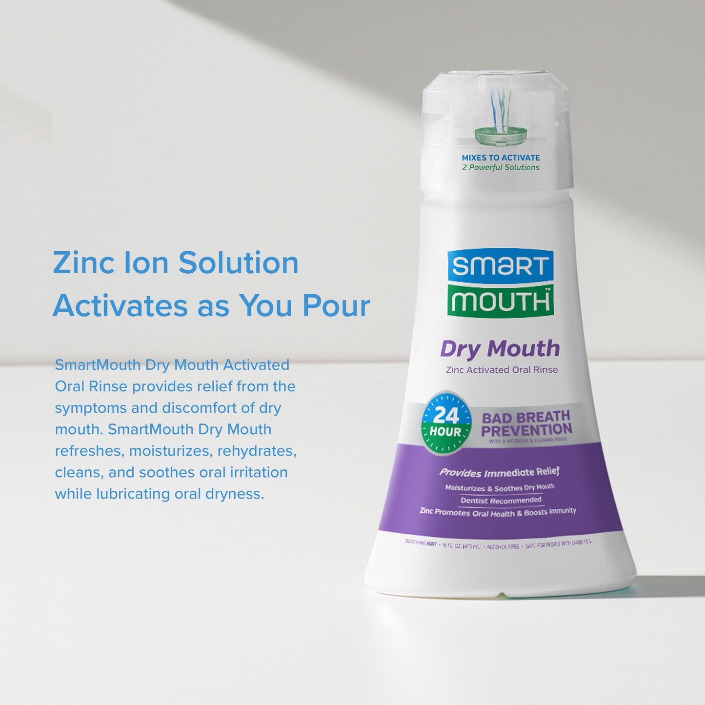 SmartMouth™ Dry Mouth Activated Oral Rinse - 2PACK