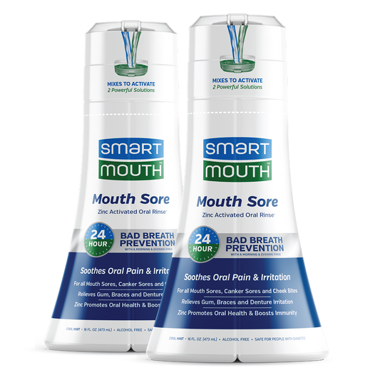 SmartMouth™ Mouth Sore Activated Oral Rinse - 2PACK