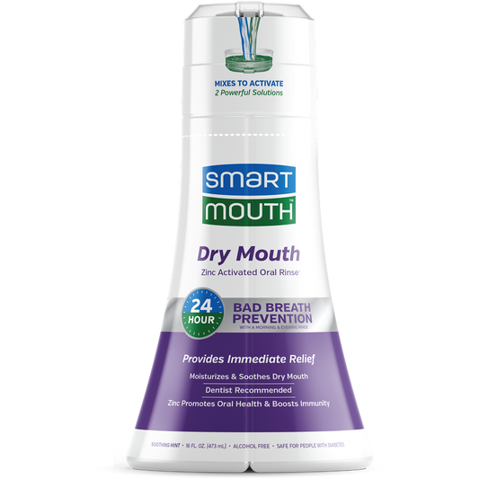 SmartMouth™ Dry Mouth Activated Oral Rinse (Mint) - Dual Pour Bottle