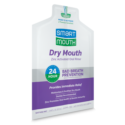 SmartMouth™ Dry Mouth Activated Breath Rinse Single Packs - 50ct Box