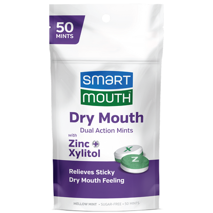 SmartMouth™ Dry Mouth Dual-Action Mints with Zinc + Xylitol