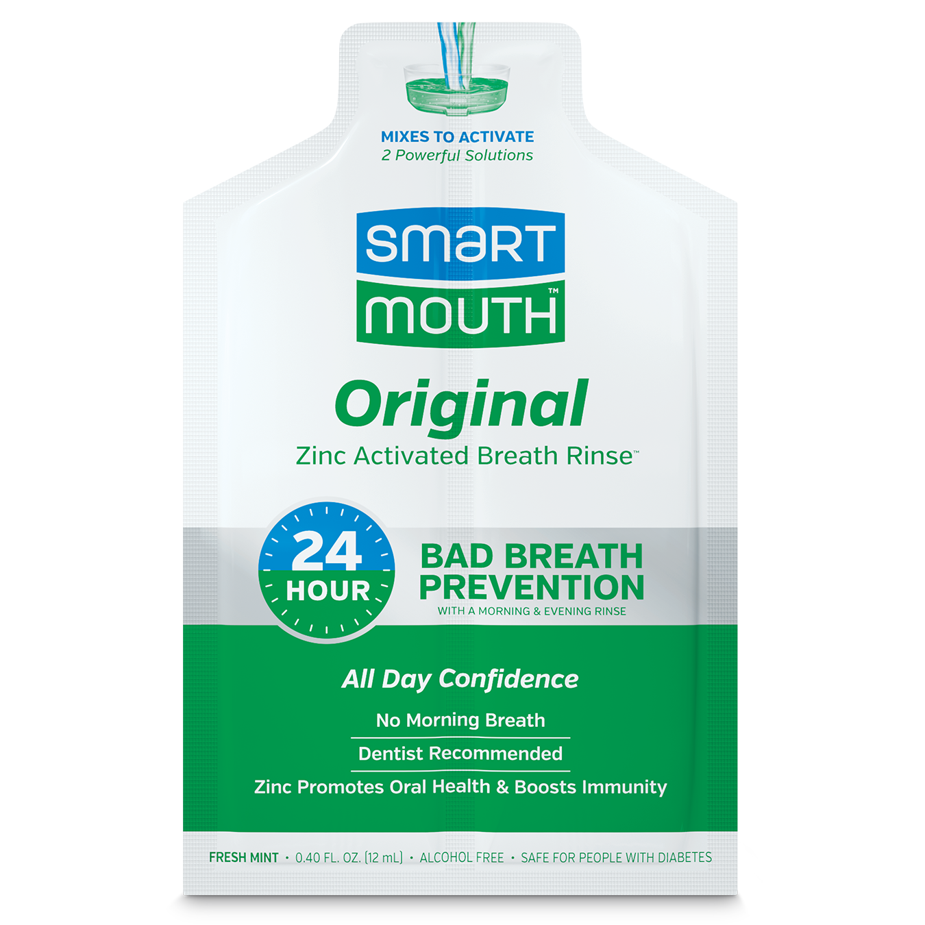 SmartMouth™ Original Activated Breath Rinse Single Packs